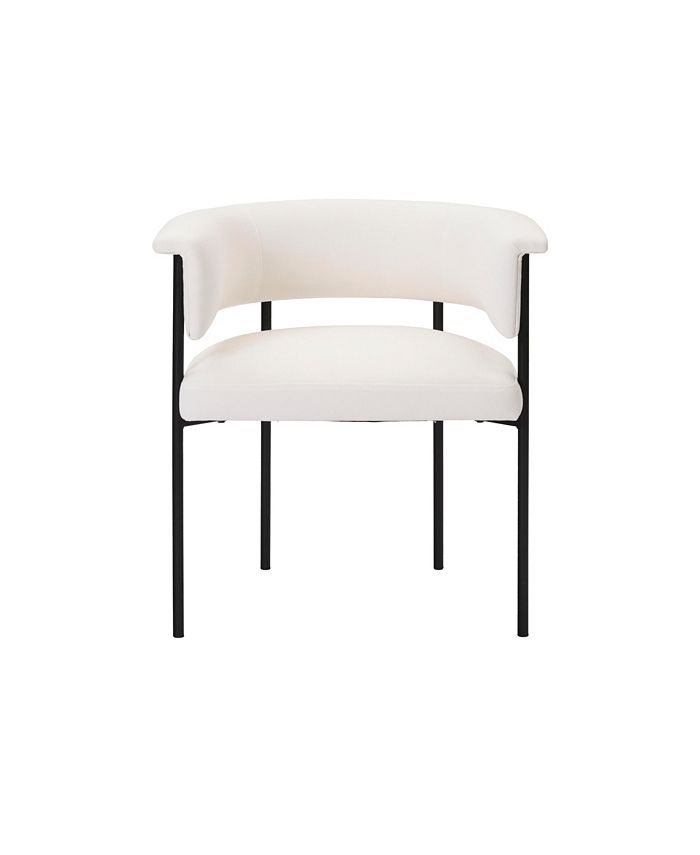 TOV Furniture 1 Piece Performance Linen Stain Resistant Dining Chair