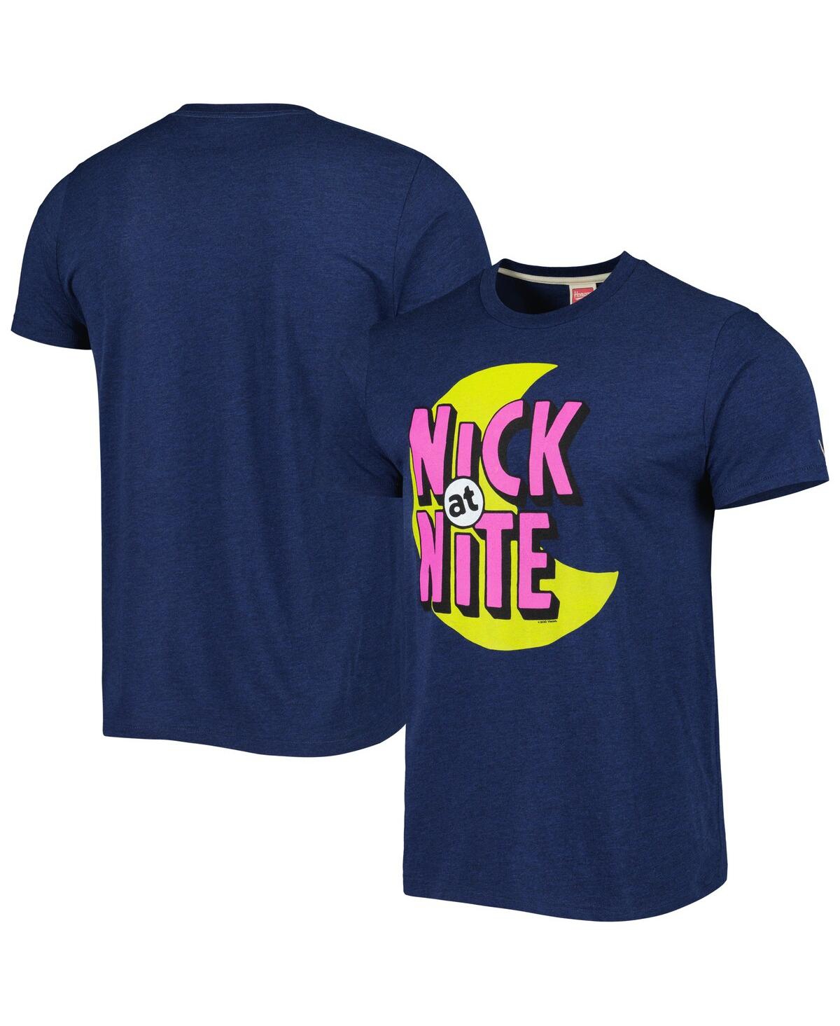 Homage Men's And Women's  Navy Nick At Nite Tri-blend T-shirt