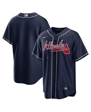 Nike Men's Atlanta Braves Official Blank Replica Jersey - Macy's