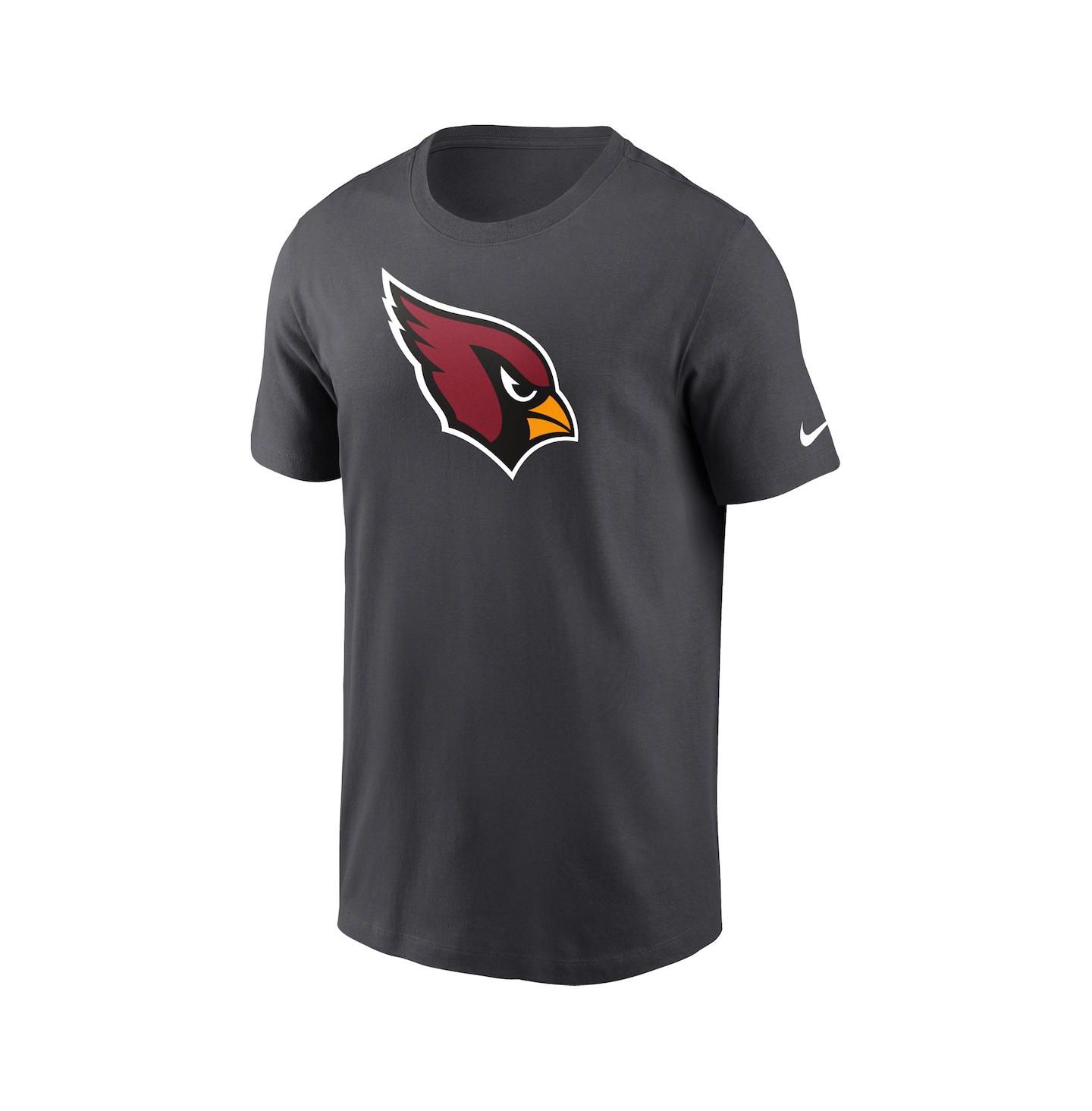 Мужская футболка Nike Charcoal Arizona Cardinals Primary Logo — фото 3