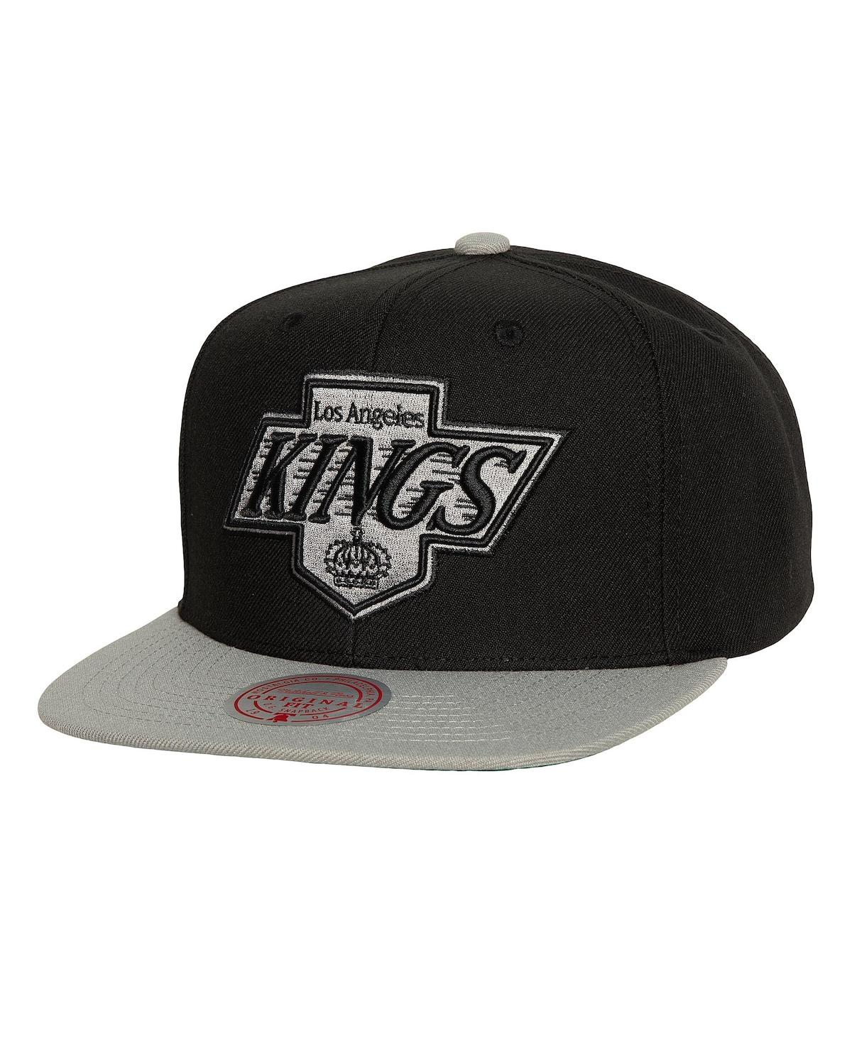 Men's Mitchell & NessLos Angeles Kings Core Team Ground 2.0 Snapback Hat - Black