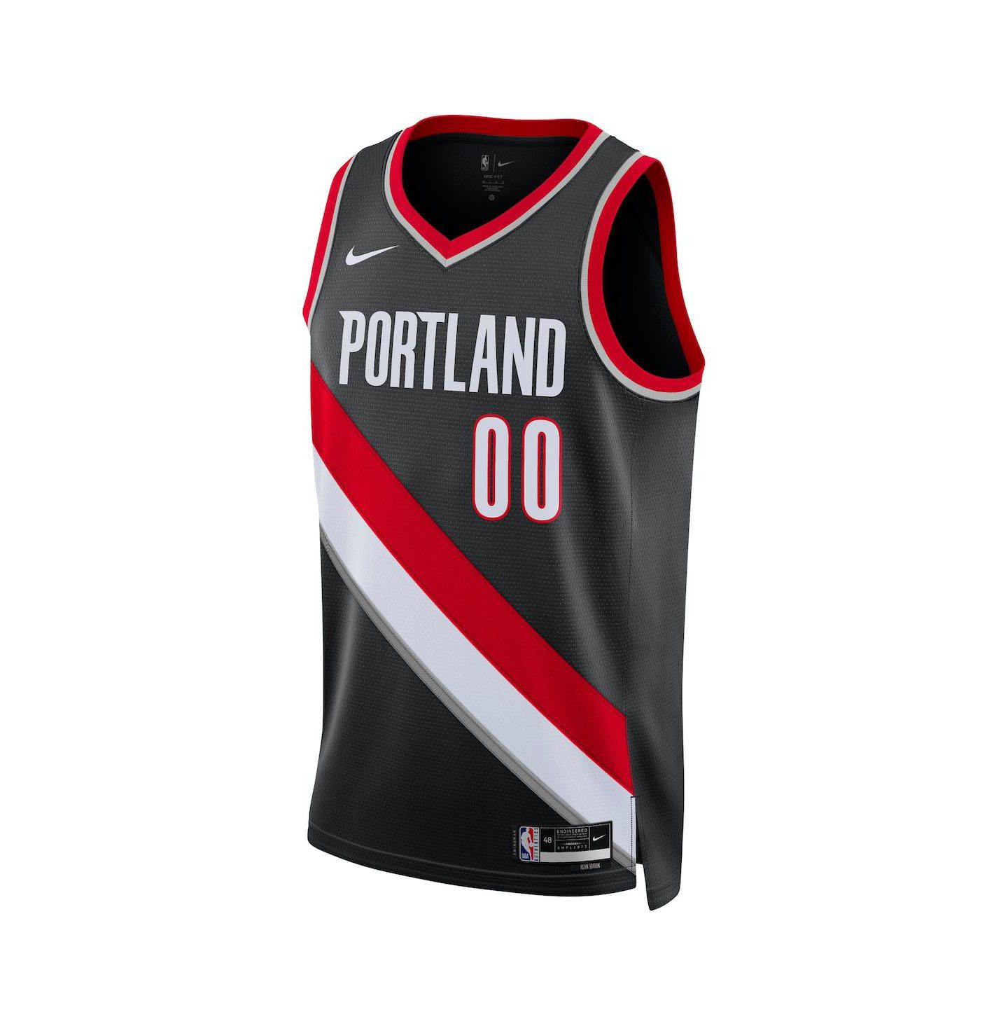Топы Nike Scoot Henderson Black Portland Trail Blazers 2023 NBA Draft Swingman Jersey - Icon Edition — фото 3