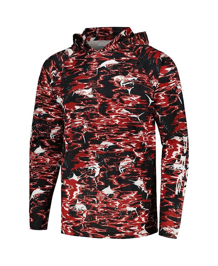 Columbia Men's Black Arkansas Razorbacks PFG Terminal Tackle Omni-Shade ...