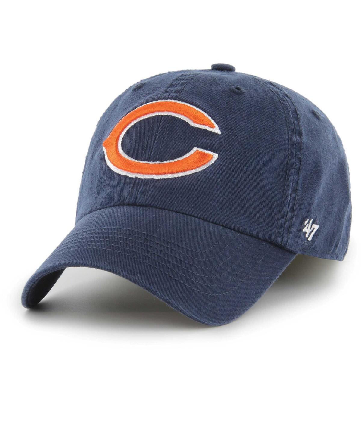 47 Brand Men's ' Navy Chicago Bears Franchise Logo Fitted Hat In Navy