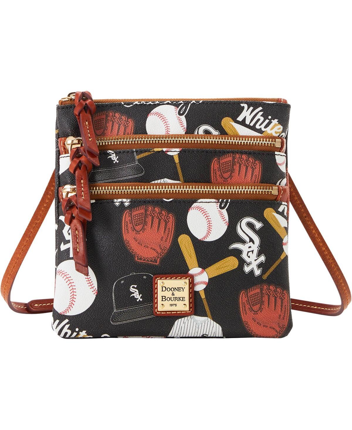 Women's Dooney & Bourke Chicago White Sox Game Day Triple Zip Crossbody Purse