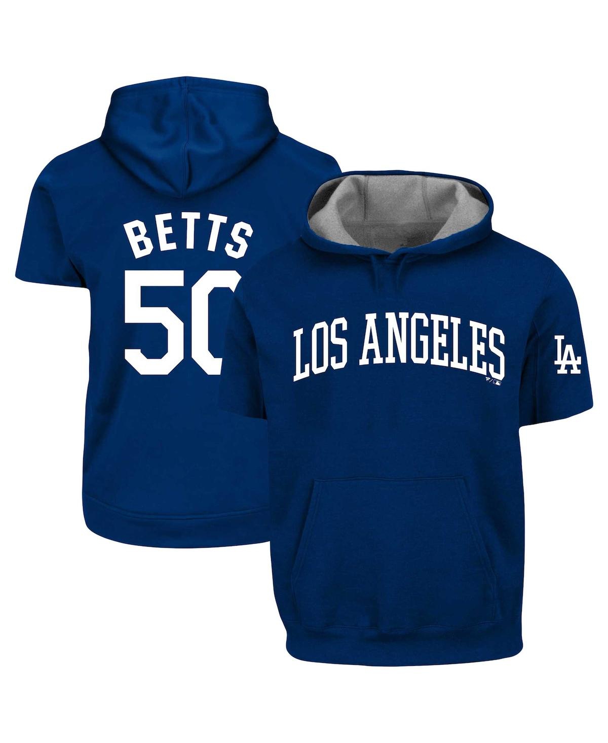 Profile Men's Mookie Betts Royal Los Angeles Dodgers Big And Tall Fleece  Short Sleeve Hoodie