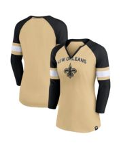 Women's Cuce Black New Orleans Saints Puff Sleeve Square Neck Top Size: Medium