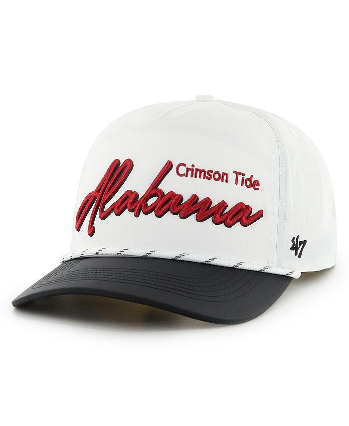 47 Brand Men's White Alabama Crimson Tide Chamberlain Hitch Adjustable Hat  - Macy's