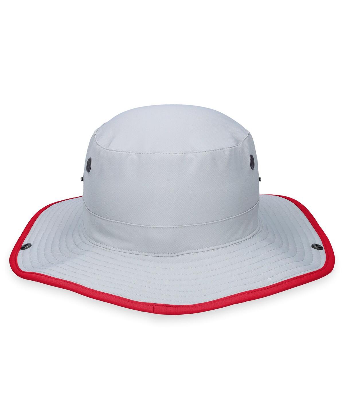 Shop Top Of The World Men's  Gray Arkansas Razorbacks Steady Bucket Hat