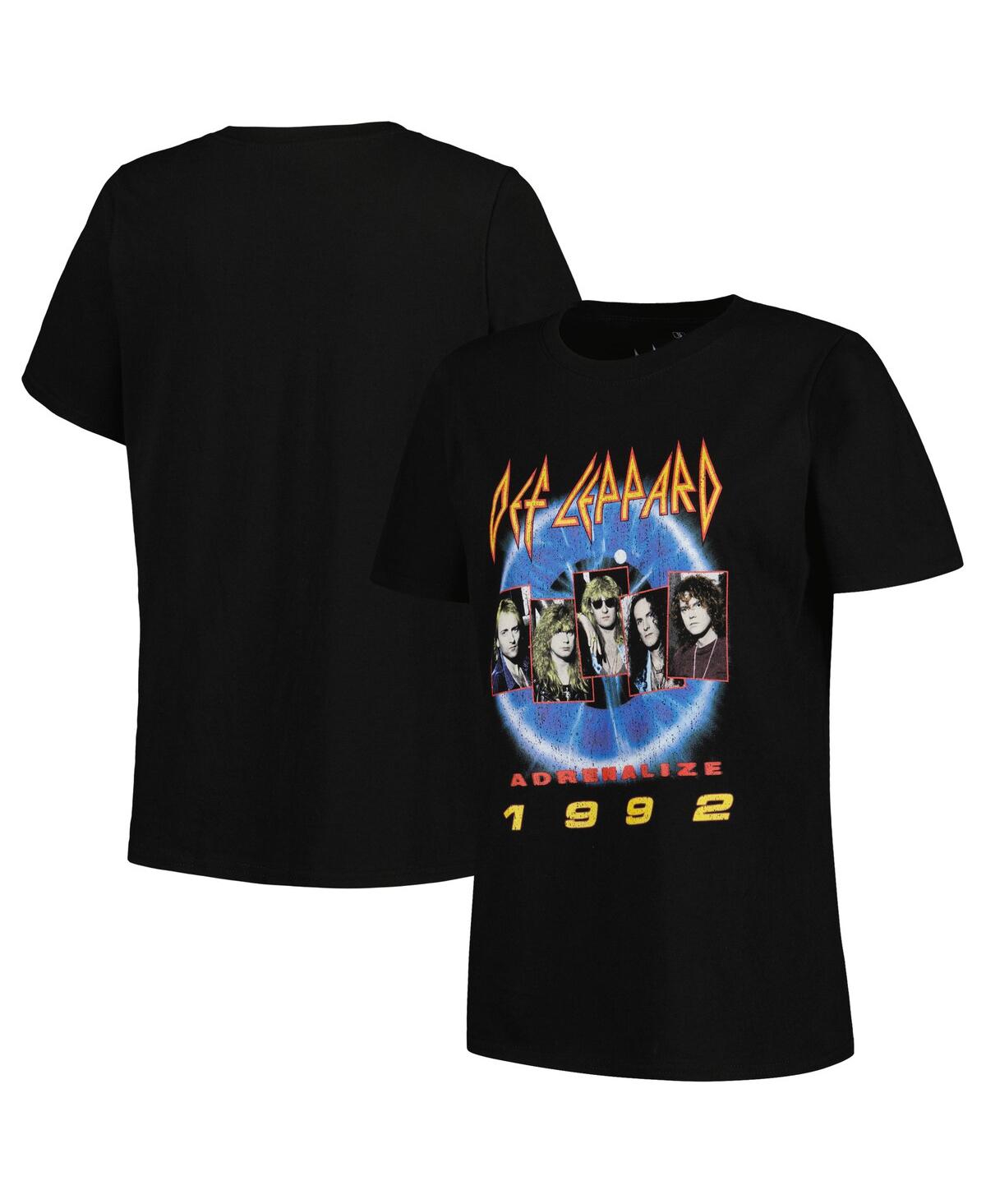 Shop Ripple Junction Women's Black Def Leppard Adrenalize 1992 Graphic T-shirt