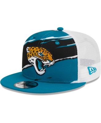 New Era Men's Teal Jacksonville Jaguars Tear Trucker 9FIFTY Snapback ...