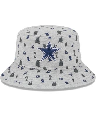 New Era Little Boys and Girls Gray Dallas Cowboys Critter Bucket Hat