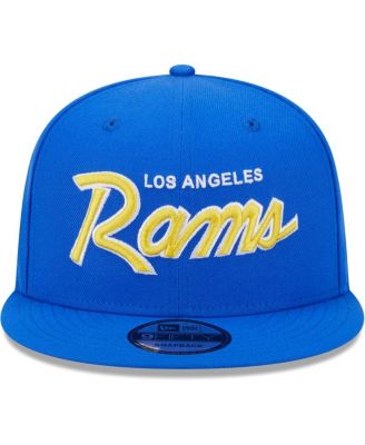 Men's Royal Los Angeles Rams Main Script 9FIFTY Snapback Hat