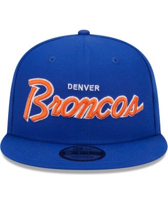 Men's Royal Denver Broncos Main Script 9FIFTY Snapback Hat