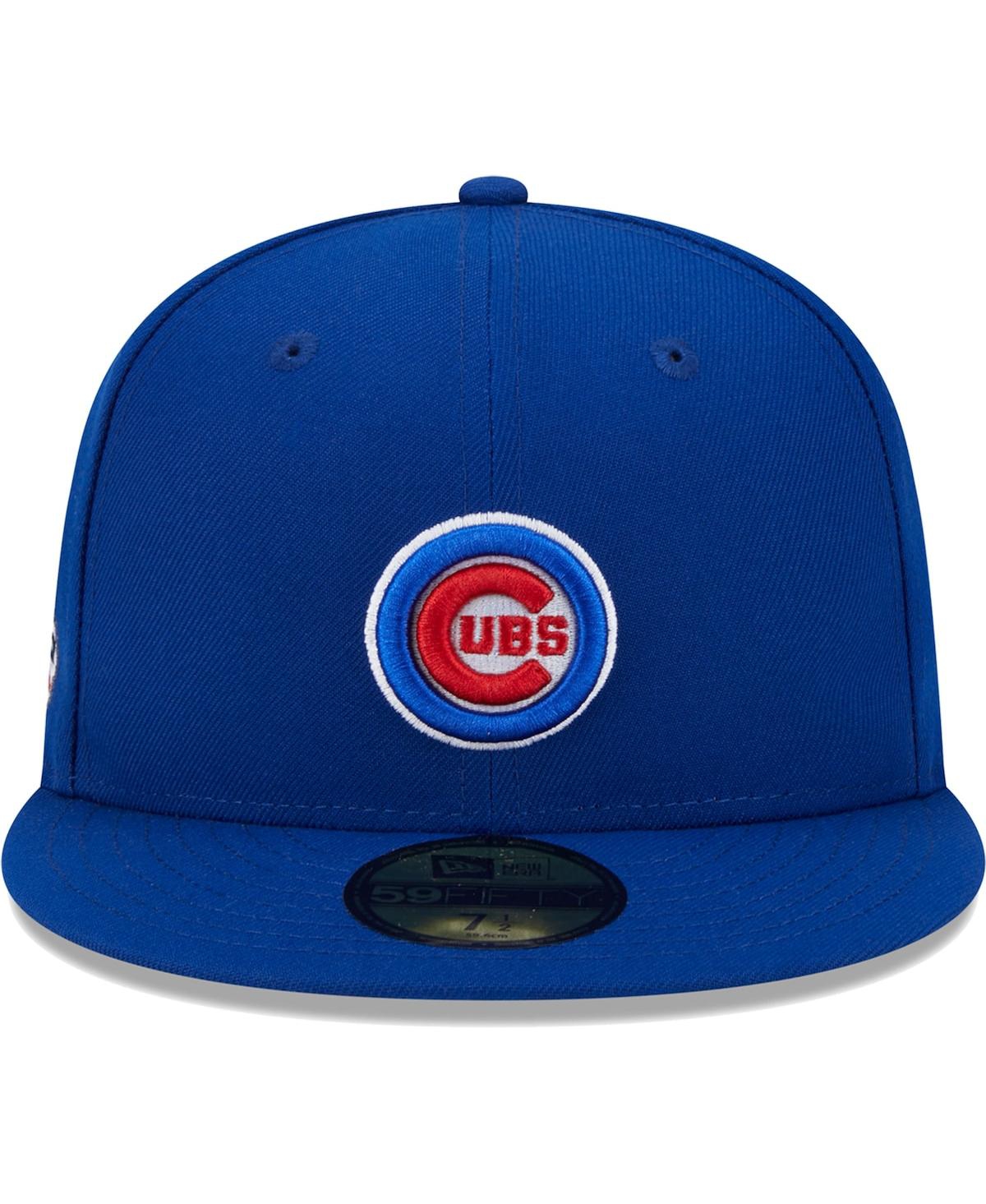 Men's New EraChicago Cubs Primary Logo 2016 World Series Team Color 59FIFTY Fitted Hat - Royal