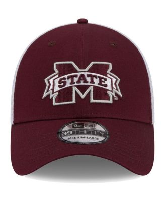 Men's Maroon Mississippi State Bulldogs Evergreen Neo 39THIRTY Flex Hat