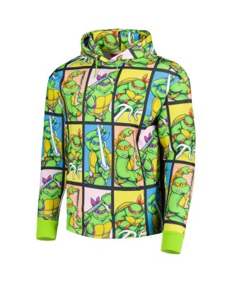 Men's and Women's Green Teenage Mutant Ninja Turtles Pullover Hoodie