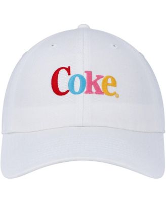 Men's White Coca-Cola Ballpark Adjustable Hat