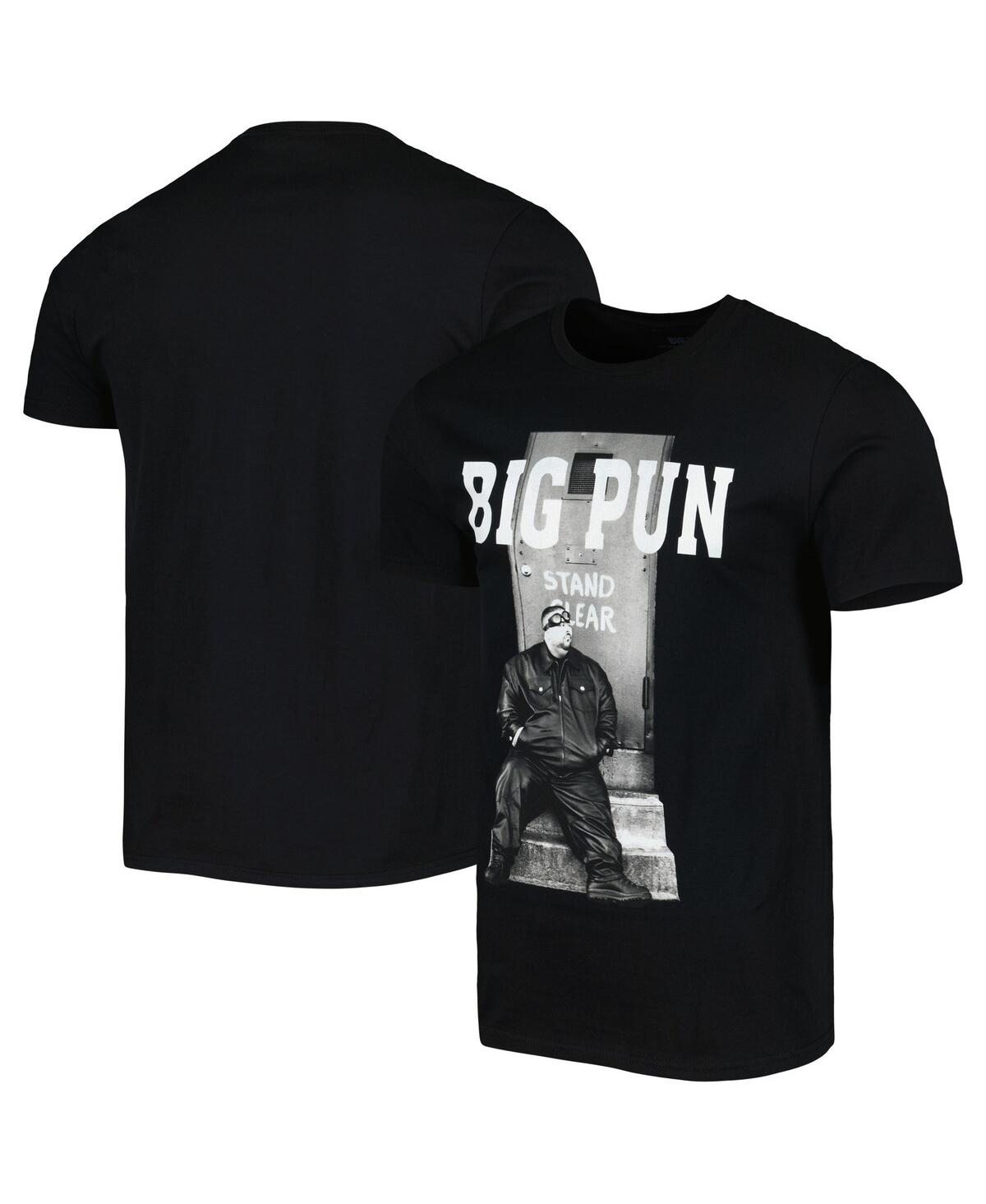 Men's and Women's Black Big Pun Graphic T-shirt - Black