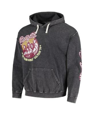 Men's Black Aerosmith Get Your Wings Washed Pullover Hoodie
