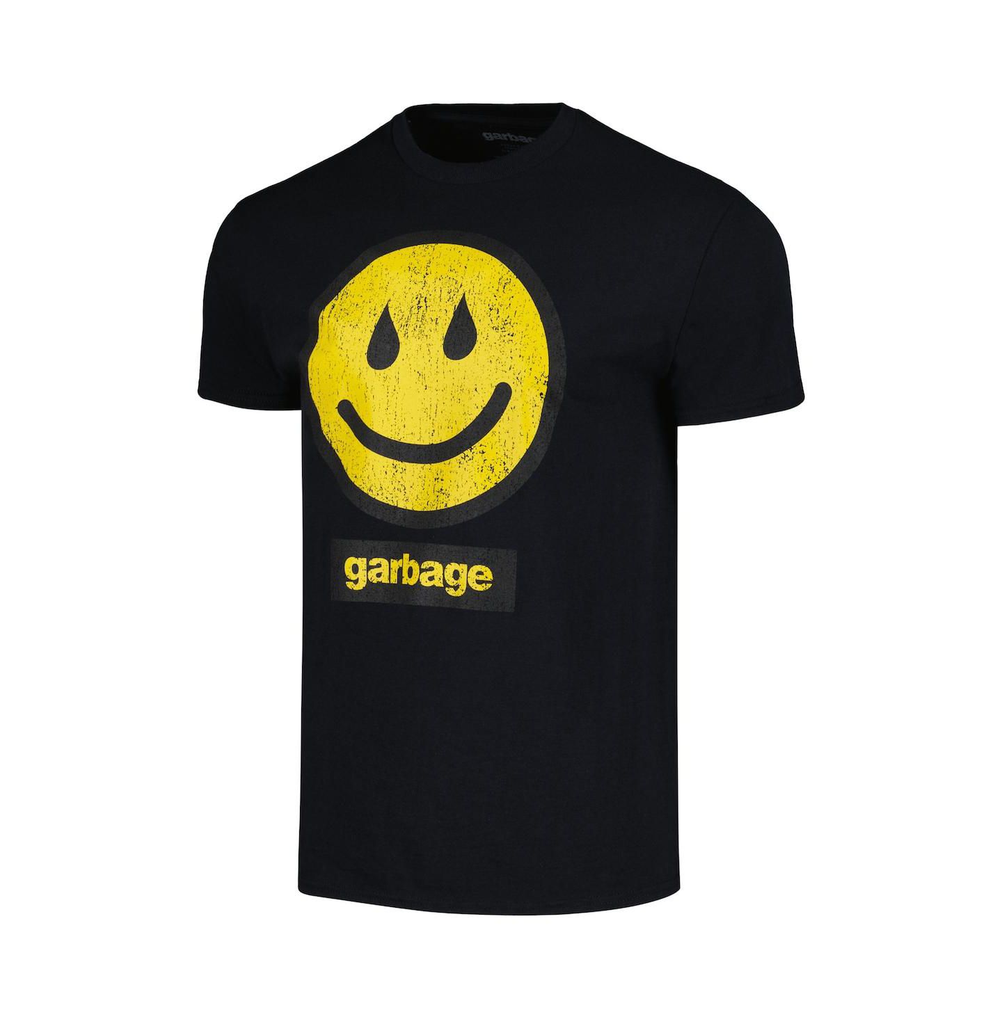 Мужская футболка Manhead Merch Black Garbage I'm Only Happy When It Rains Graphic — фото 3