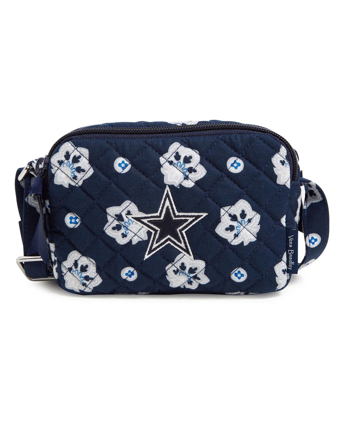 Vera Bradley Women's  Dallas Cowboys Small Stadium Crossbody Bag In Navy