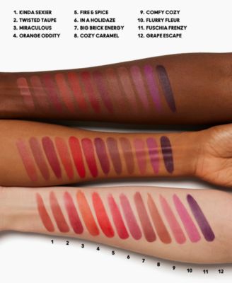 口紅 MAC LIPS BY THE DOZEN MINI POWDER KISS MAC Lips by the Dozen 12pc Mini Powder Kiss Lipstick Set +