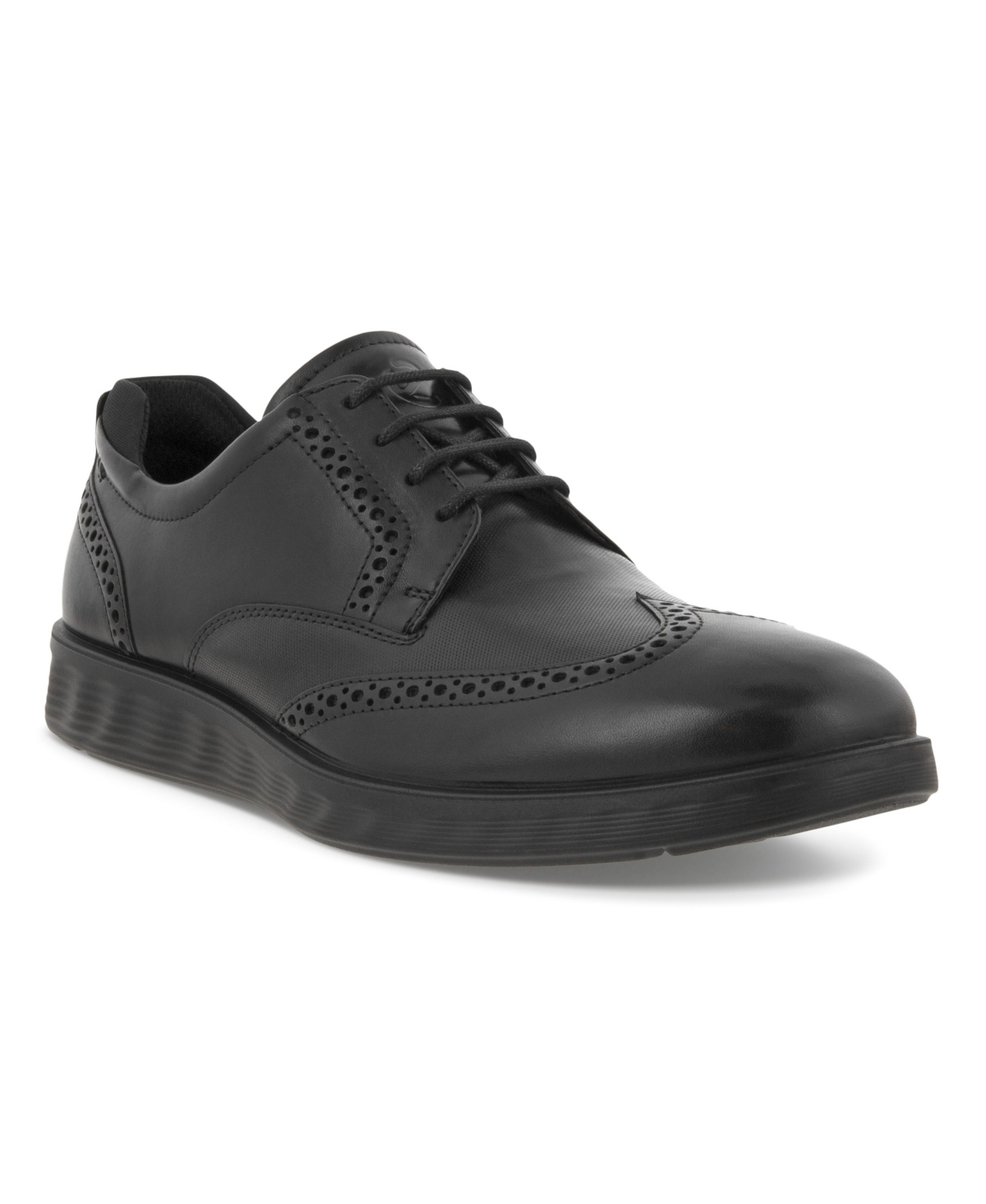 Shop Ecco Men's S Lite Hybrid Brogue Shoes In Black