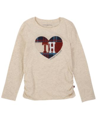 Big Girls Flip-Sequin Long Sleeve T-shirt