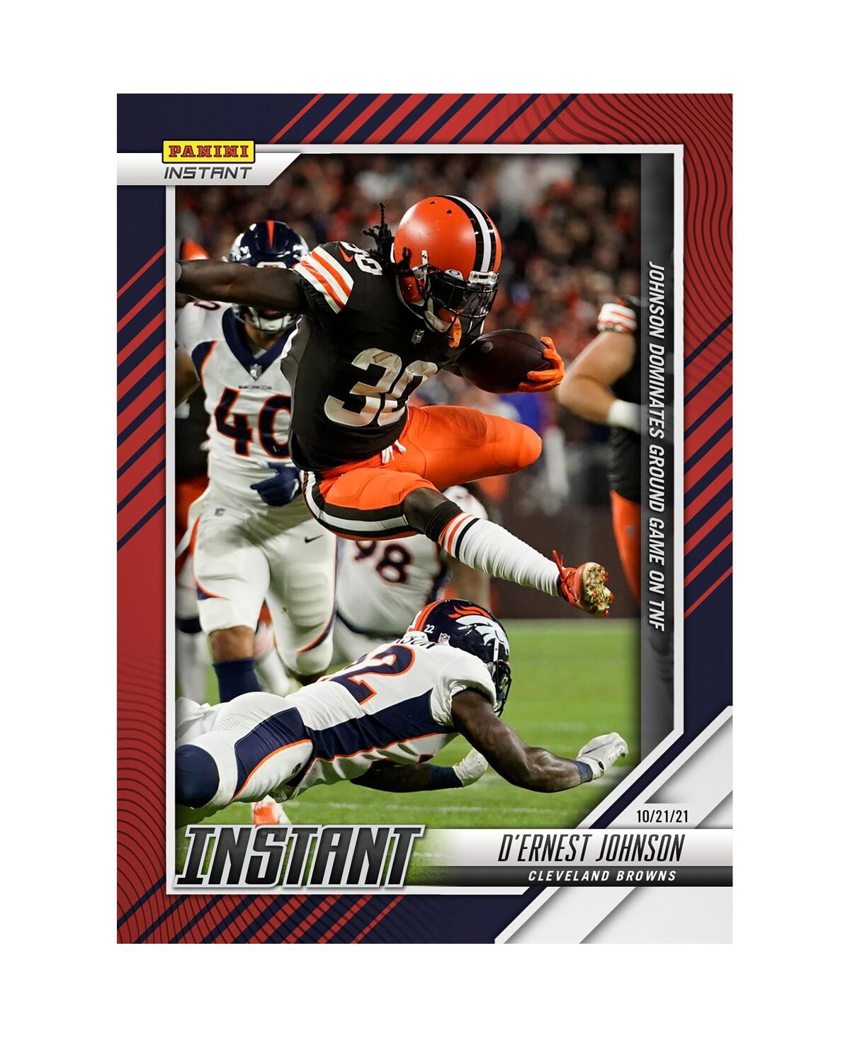 Panini America Kids' D'ernest Johnson Cleveland Browns Parallel  Instant Nfl Week 7 Dominates The Ground Ga In Multi
