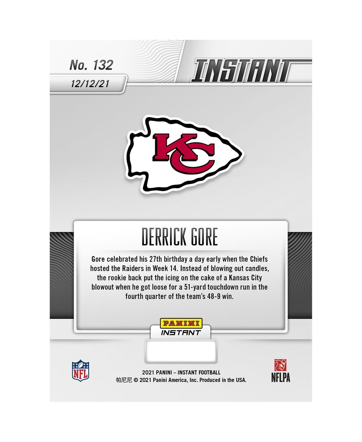 Shop Panini America Derrick Gore Kansas City Chiefs Parallel  Instant Nfl Week 14 Gore Rips Off 51-yard Td In Multi