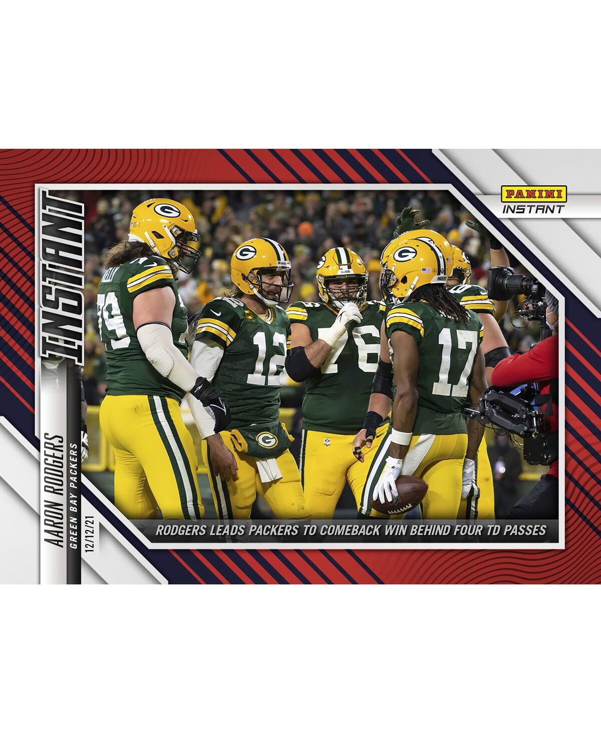 Panini America Aaron Rodgers Green Bay Packers Parallel  Instant Nfl Week 14 Rodgers Leads Packers To In Multi