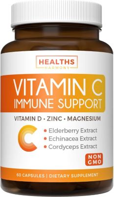 Vitamin C Immune Support Capsules Healths Harmony 60ct 34$