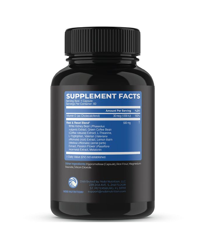 Nobi Nutrition Night Time Fat Burner Shred Fat While You Sleep