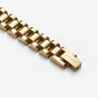 【ana luisa】Ora 時計ストラップブレスレット Watch Strap Bracelet - Ora Silver | Ana Luisa | Online