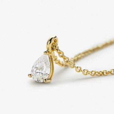 Delicate Solitaire Pendant  - Elise Pendant