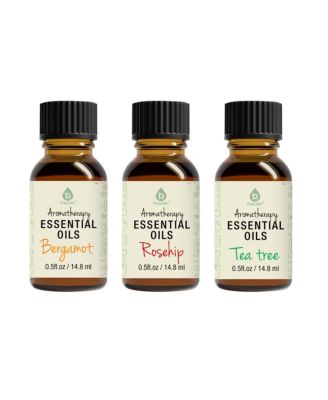Aromatherapy Essential Oils (Bergamot, Rosehip, Tea Tree)