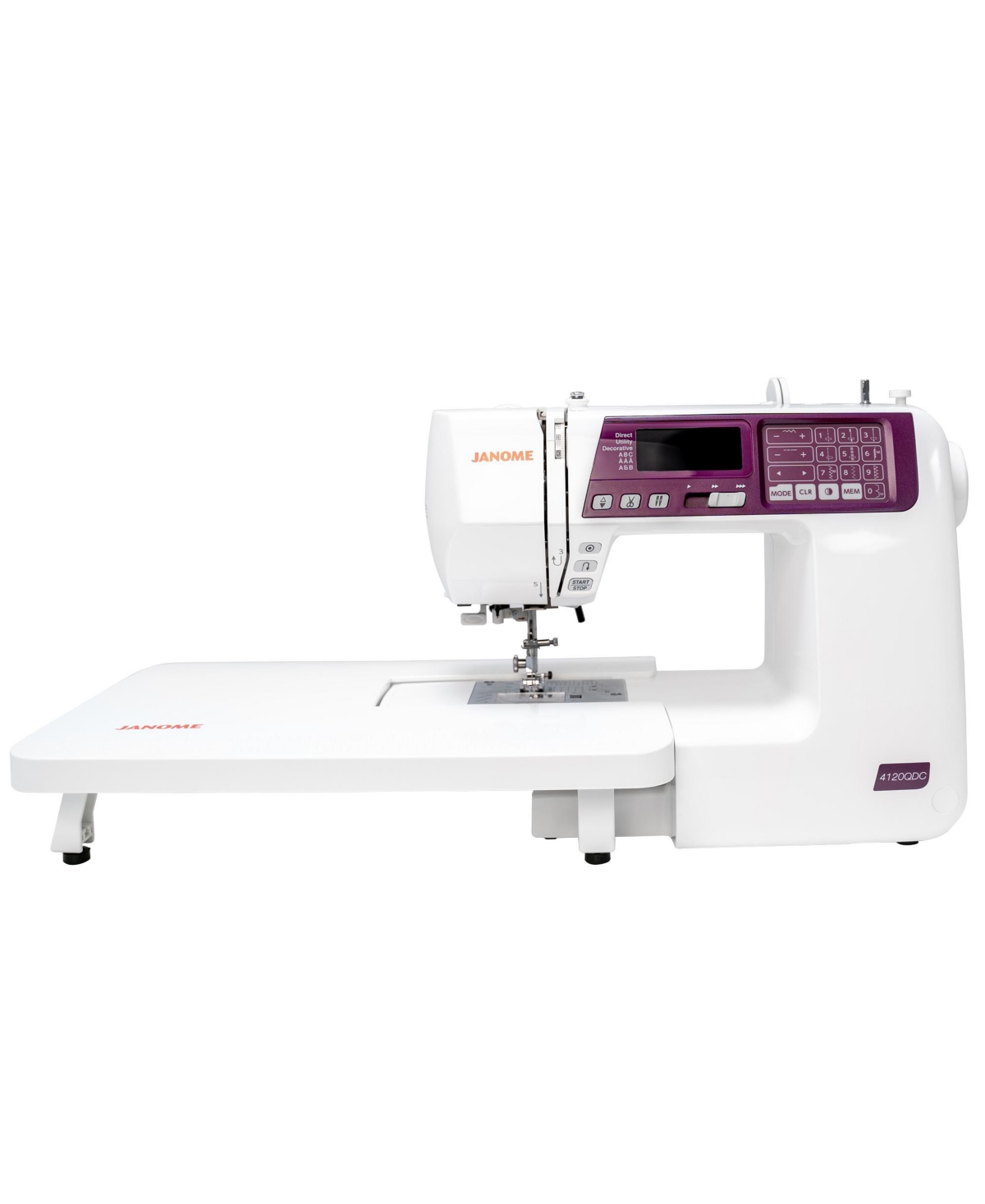 4120QDC-g Computerized Sewing and Quilting Machine - White