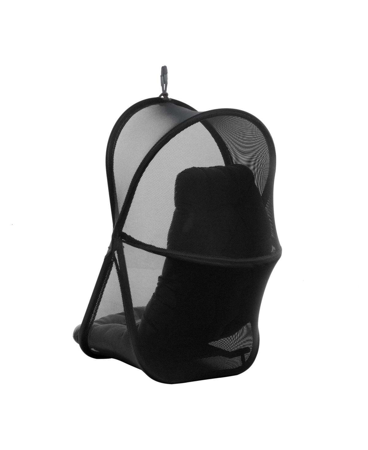 Furniture of America Mesh Foldable Swing Chair with Canopy High Back Cushion No Stand