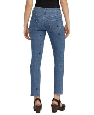 Women's Cassie Mid Rise Slim Straight Leg Jeans