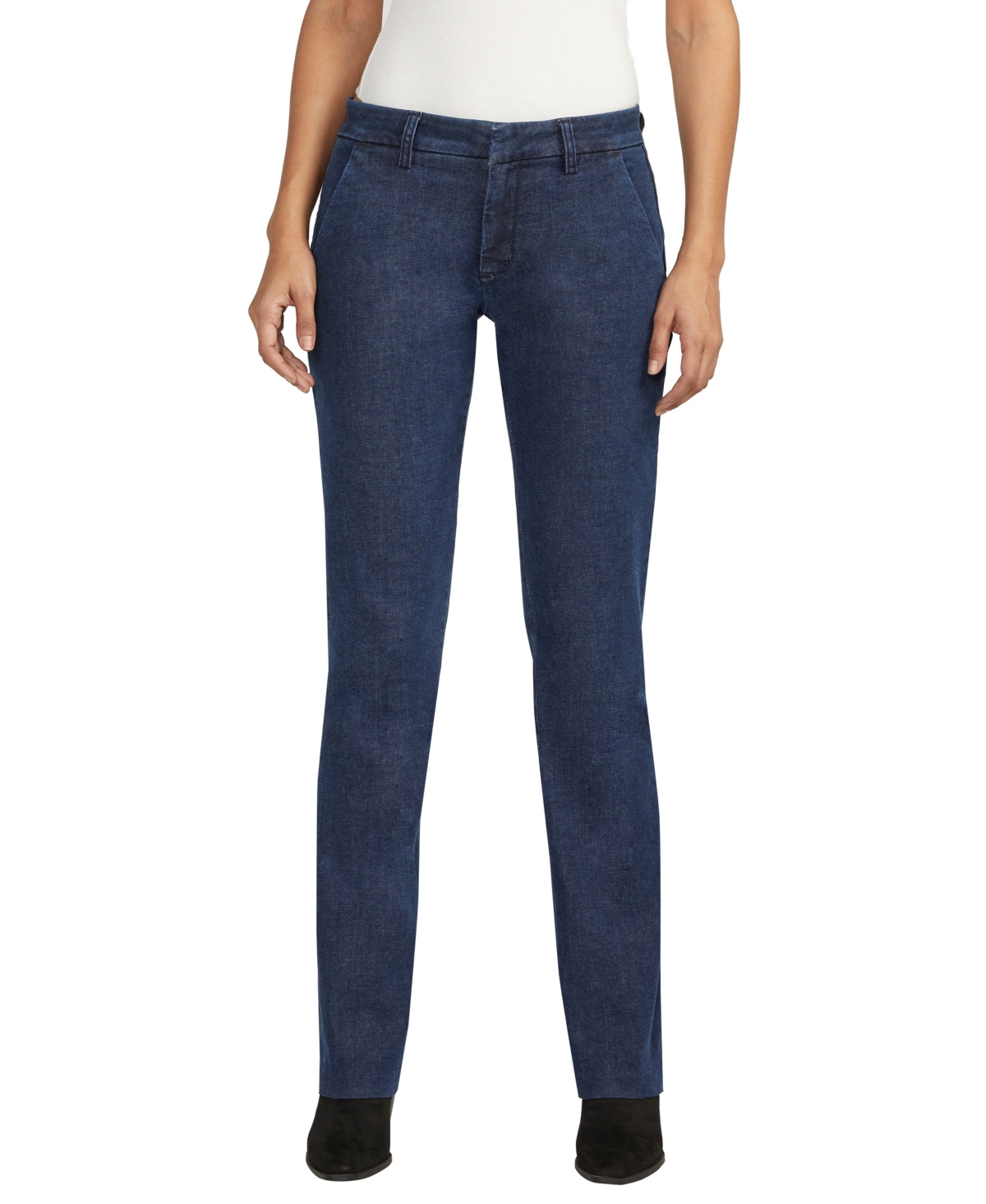 Jag Women's Alayne Mid Rise Baby Bootcut Jeans In Encore Blue