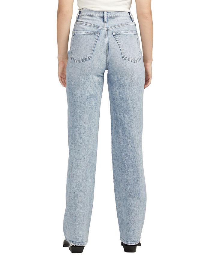 Silver Jeans Co. Women's Highly Desirable High Rise Trouser Leg Jeans