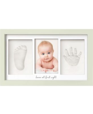 Duo Baby Hand and Footprint Kit, Baby Handprint Kit, Newborn Photo Frame, Baby Keepsake for New Mom