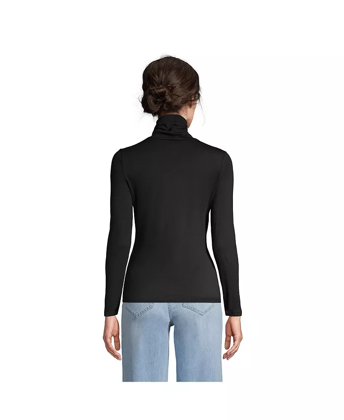 Women's Lightweight Jersey Long Sleeve Turtleneck - thumbnail 6