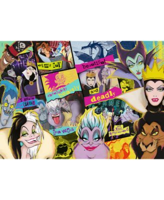 Wood Craft 1000 Piece Wooden Puzzle - Disney's Villains