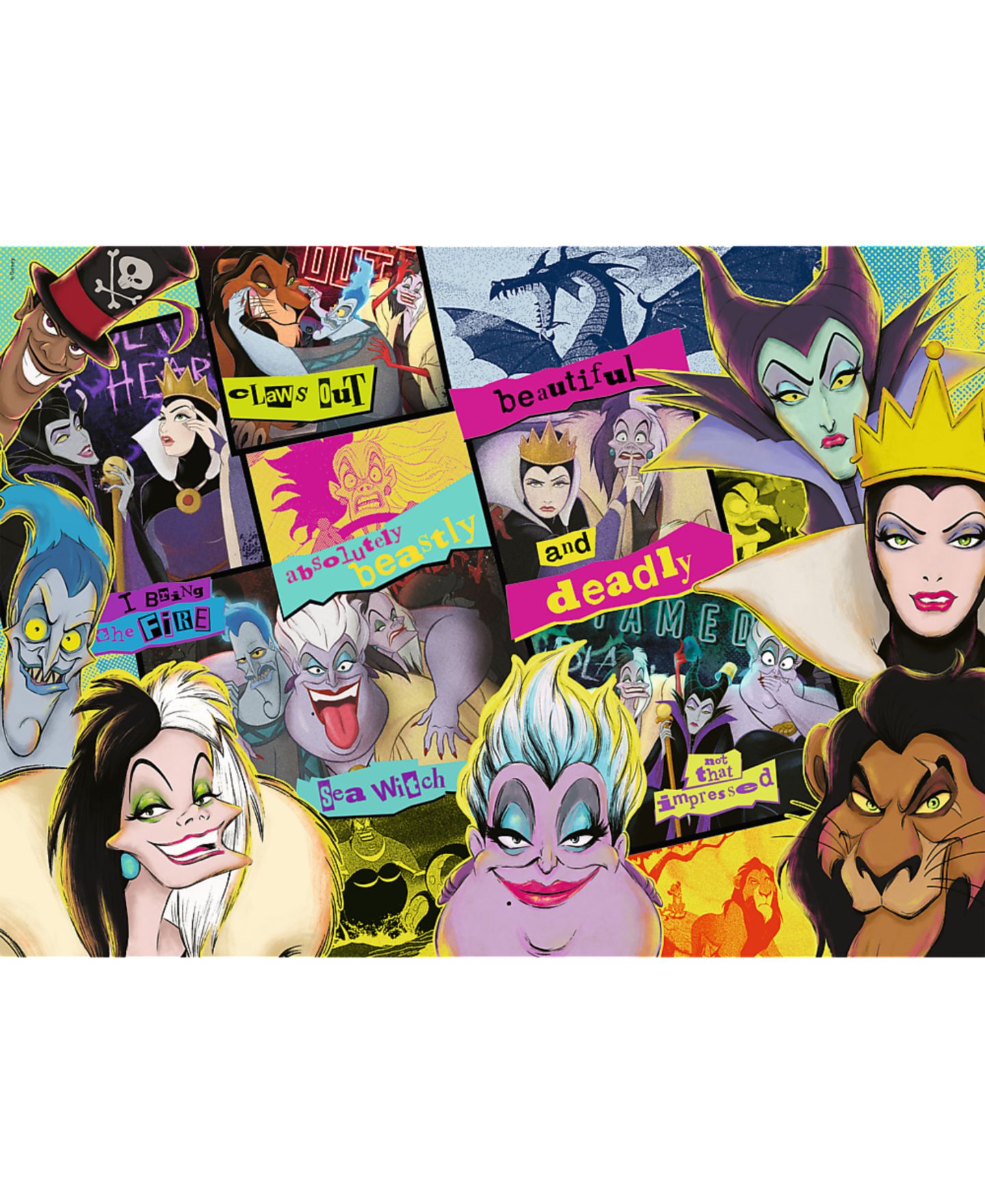 Деревянный пазл Trefl Disney Villains фигурной формы, 1000 деталей, от 12 лет, цвет: Разноцветный — фото 2