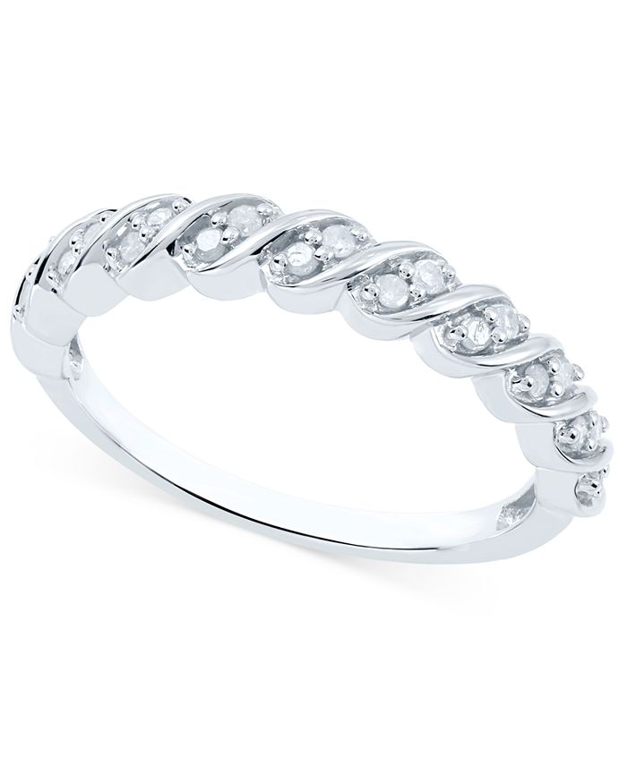 Macy's silver diamond rings new arrivals