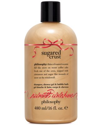 philosophy Sugared Crust Shampoo, Shower Gel & Bubble Bath, 16 oz. - Macy's