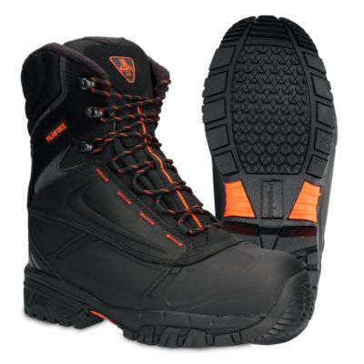Men's Polar Force Max Waterproof Insulated 8-Inch Leather Work Boots
