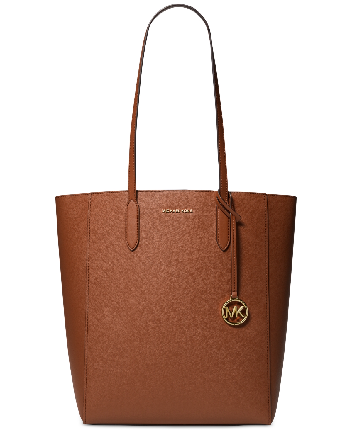 Michael Kors Michael Sinclair Large North South Shopper Tote In Luggage ...